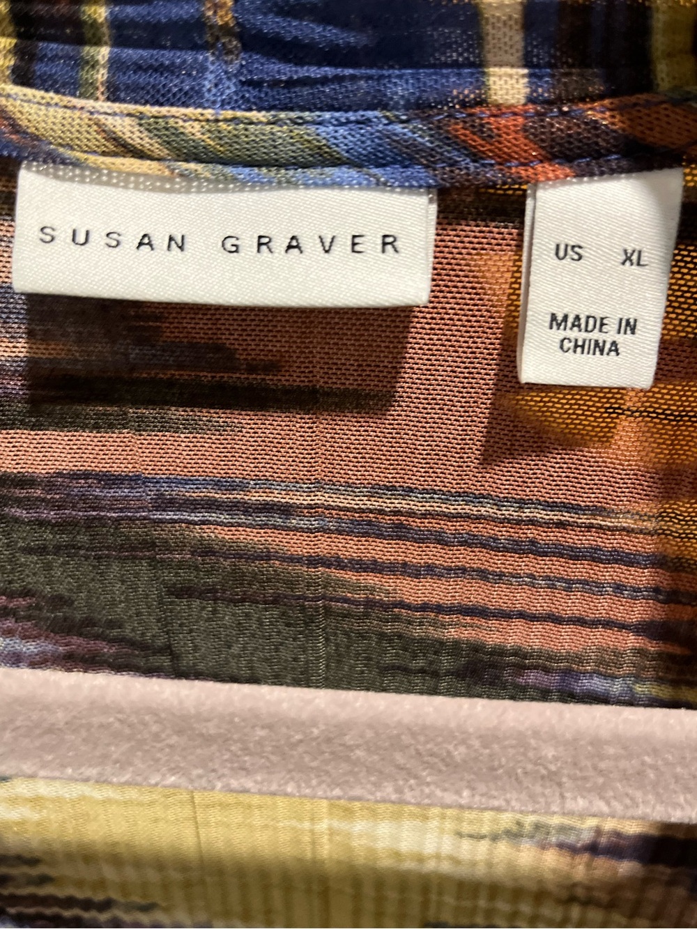 179. NWOT WOMENS SUSAN GRAVER XL DETAIL TOP - Picture 3 of 6